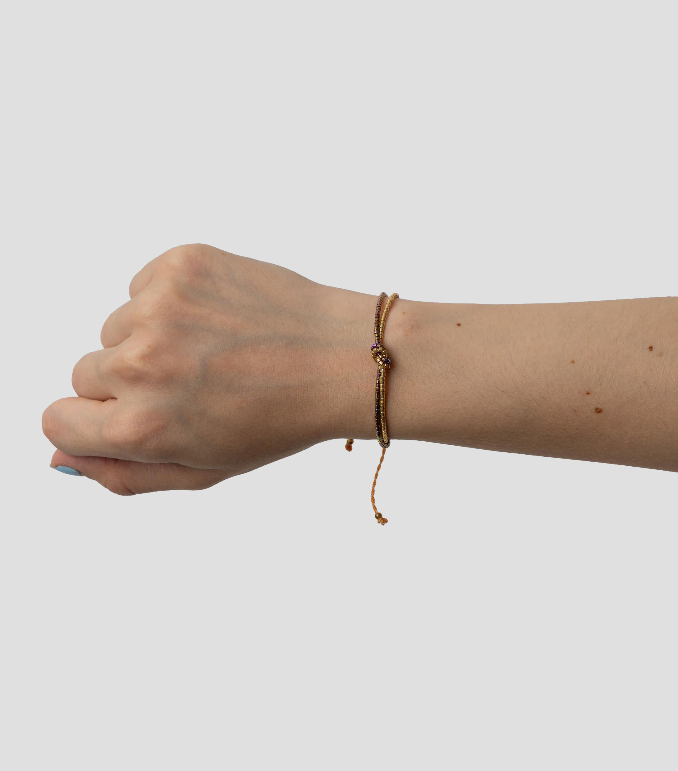 Pulsera ajustable Dorada Mujer